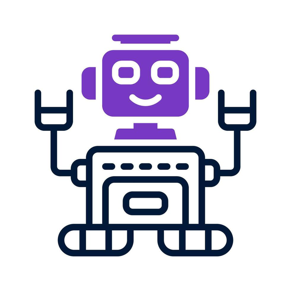 robot icon for your website, mobile, presentation, and logo design. vector