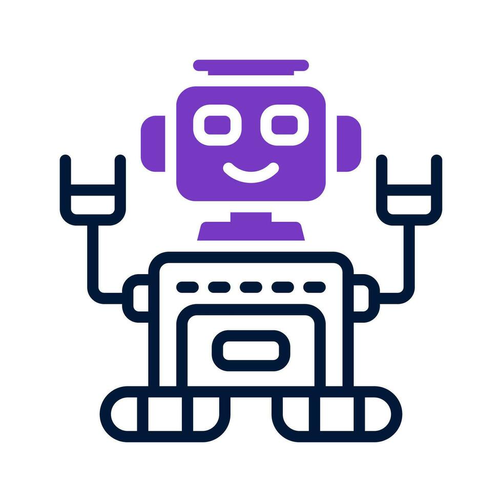 robot icono para tu sitio web, móvil, presentación, y logo diseño. vector