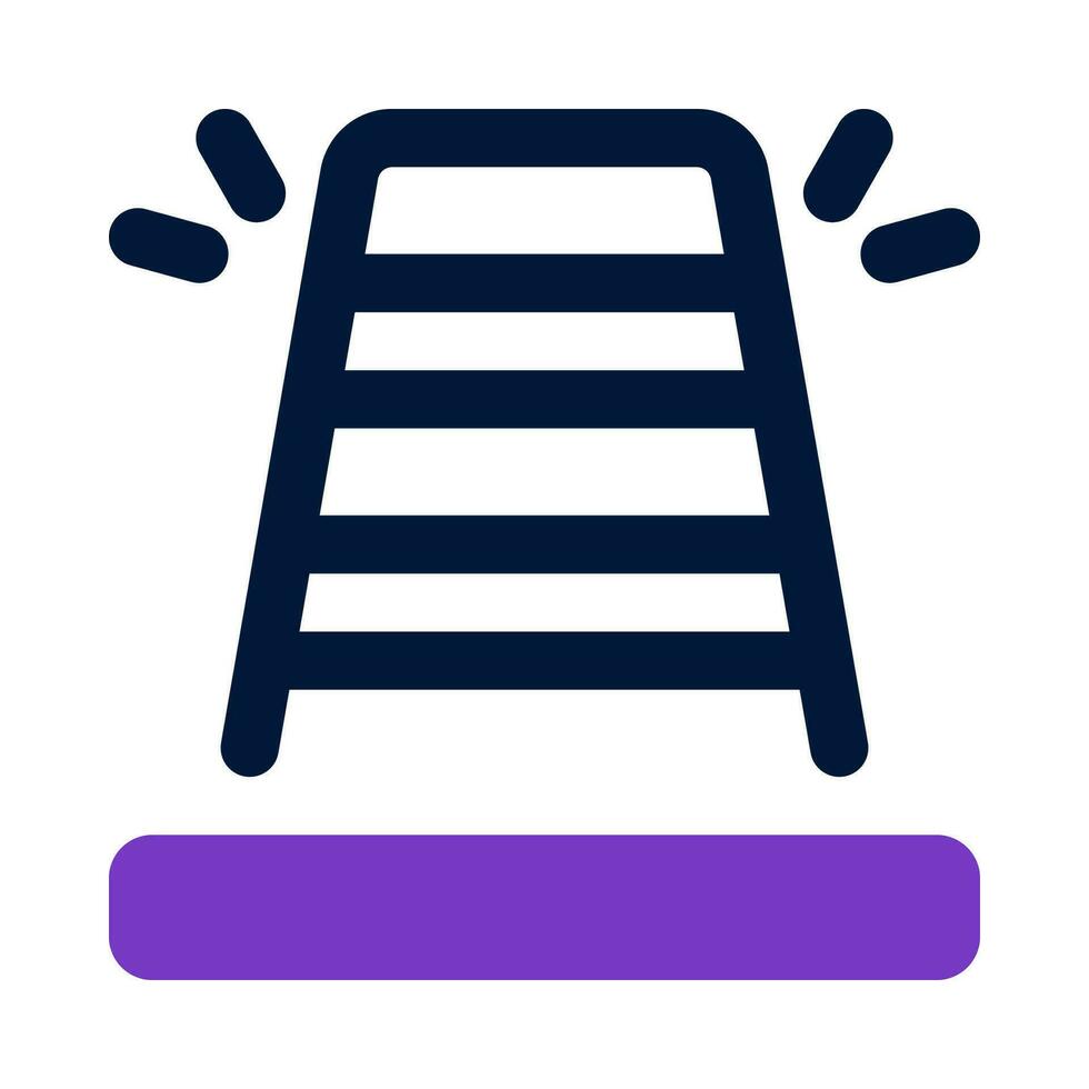 traffic cone icon for your website, mobile, presentation, and logo design. vector