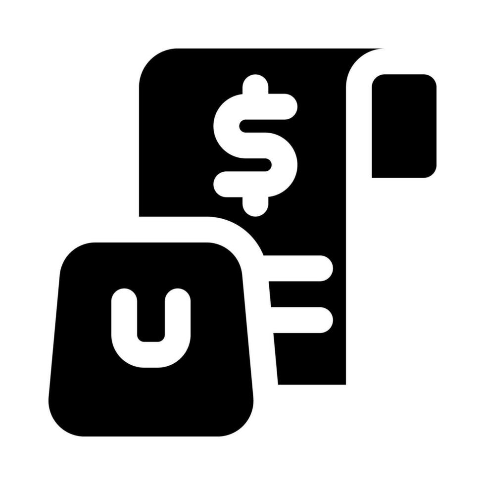 invoice icon for your website, mobile, presentation, and logo design. vector