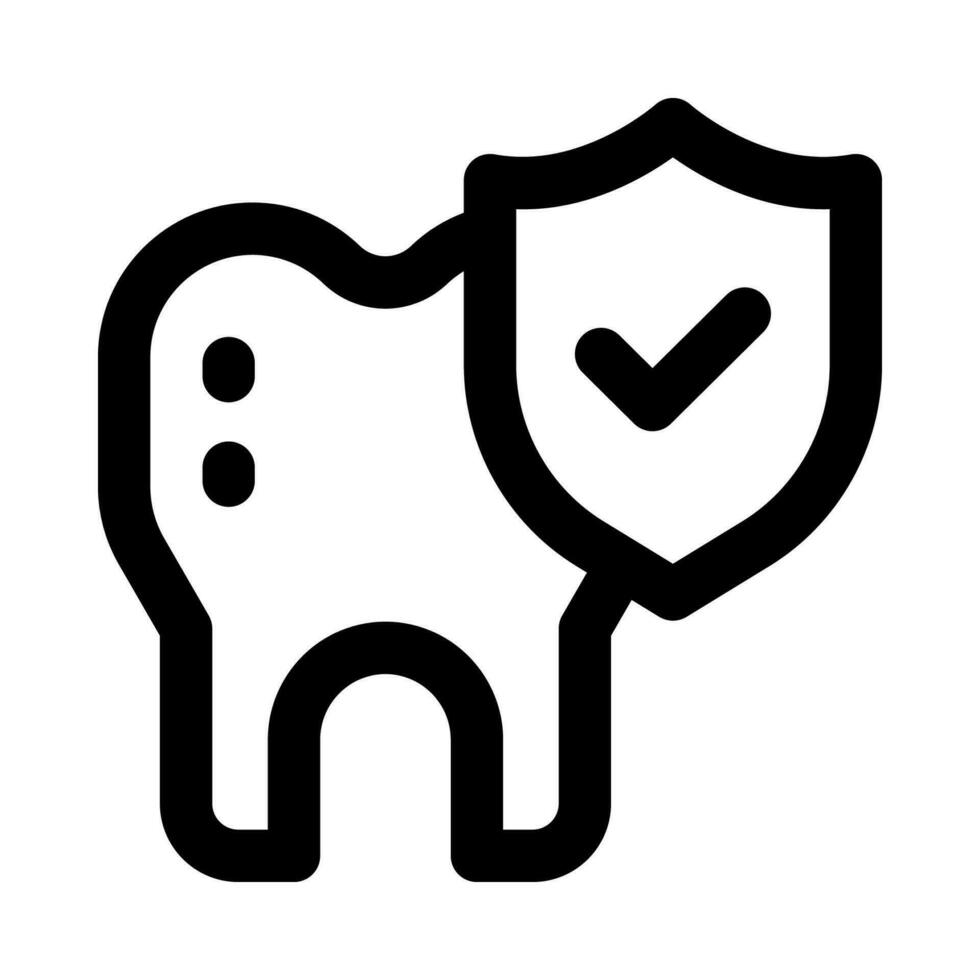 dental insurance icon for your website, mobile, presentation, and logo design. vector