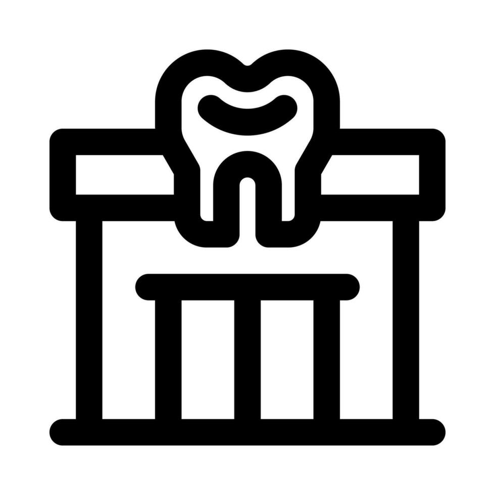 dental clinic icon for your website, mobile, presentation, and logo design. vector