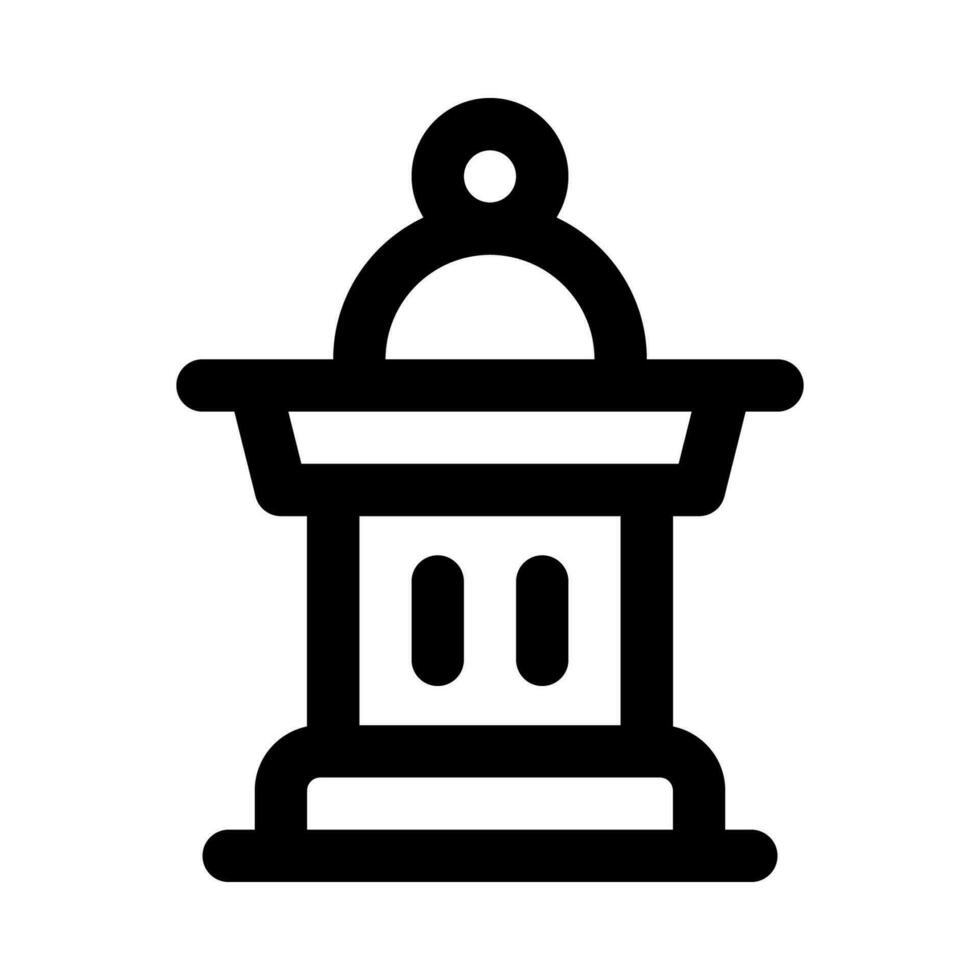 podium icon for your website, mobile, presentation, and logo design. vector