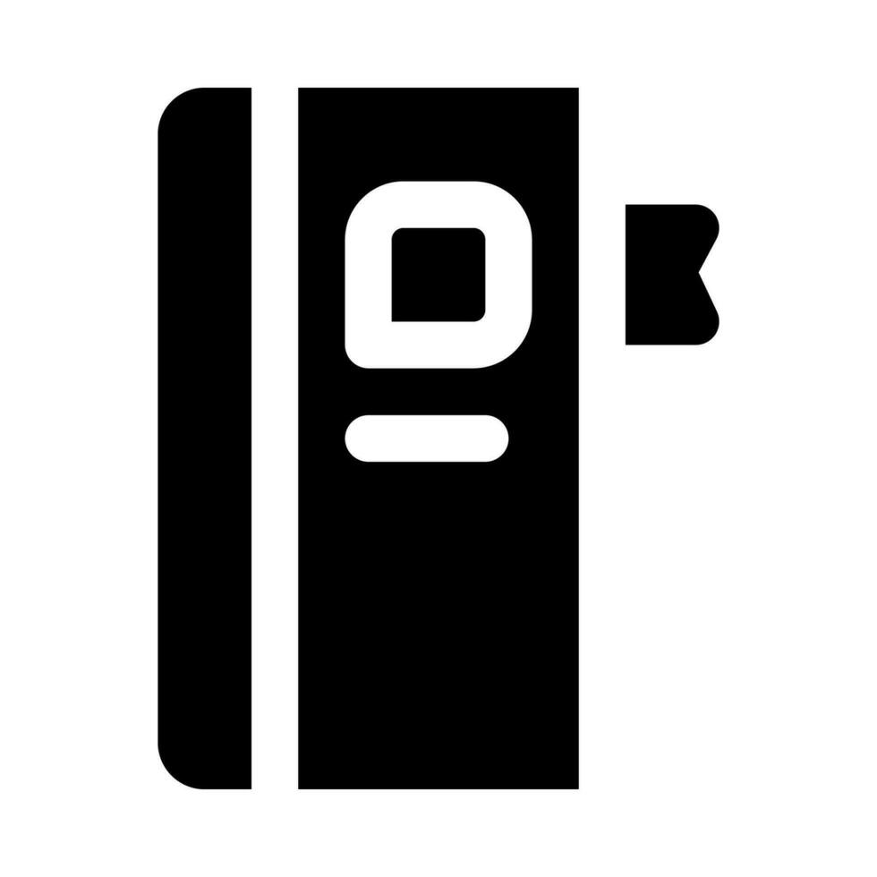 icono de cuaderno para su sitio web, móvil, presentación y diseño de logotipo. vector