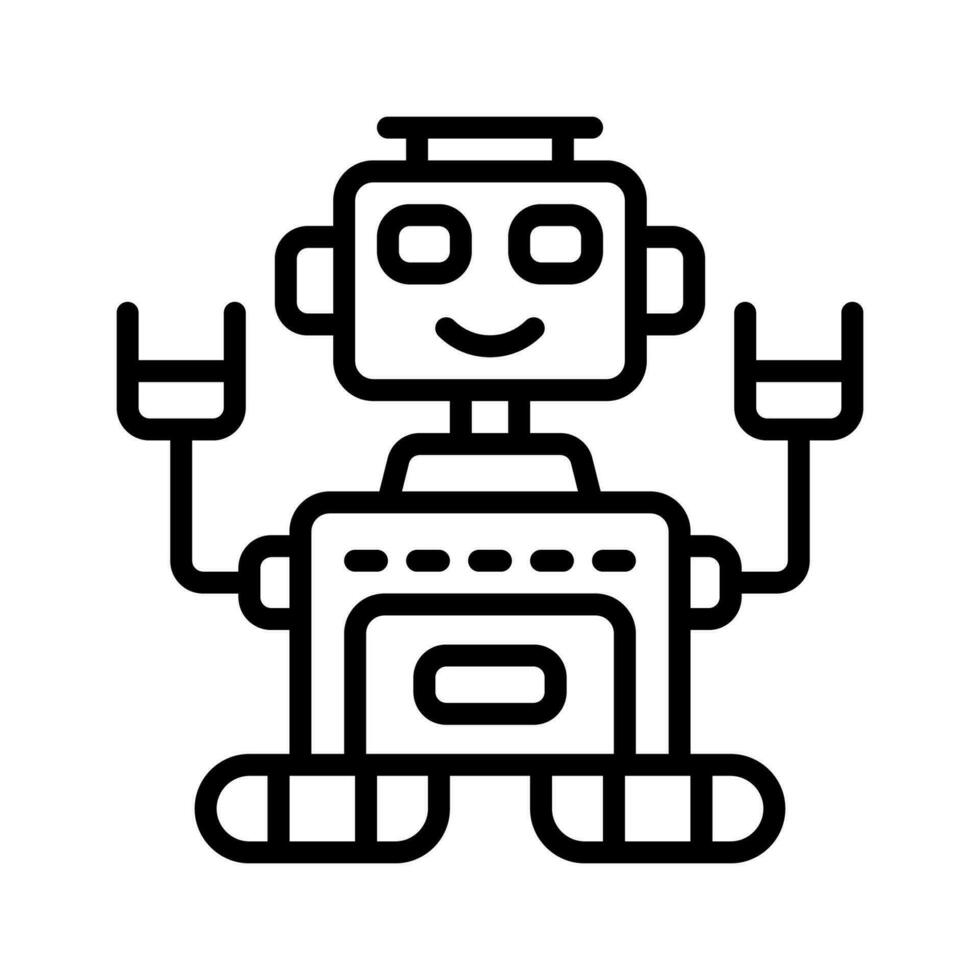 robot icon for your website, mobile, presentation, and logo design. vector