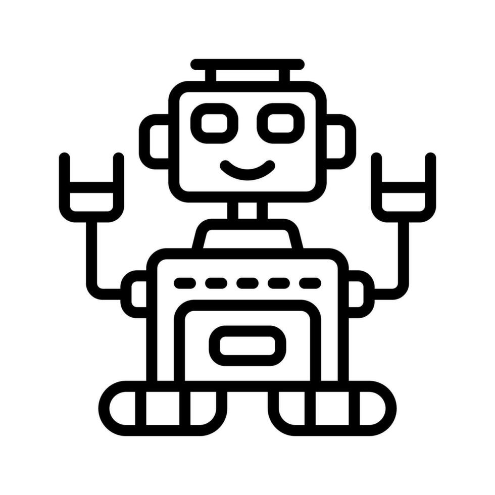 robot icon for your website, mobile, presentation, and logo design. vector