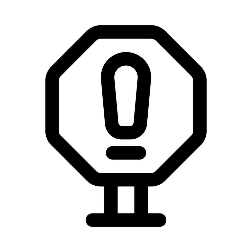 stop sign icon for your website, mobile, presentation, and logo design. vector