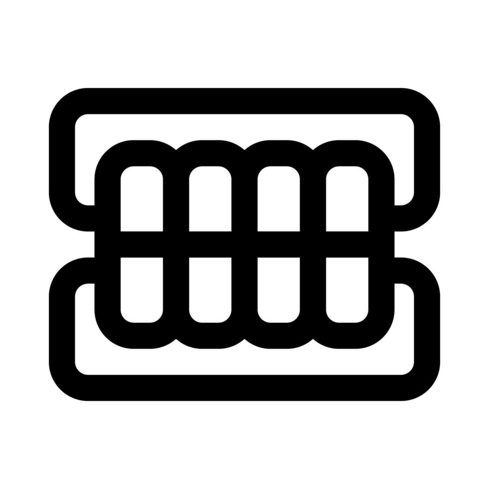teeth icon for your website, mobile, presentation, and logo design. vector