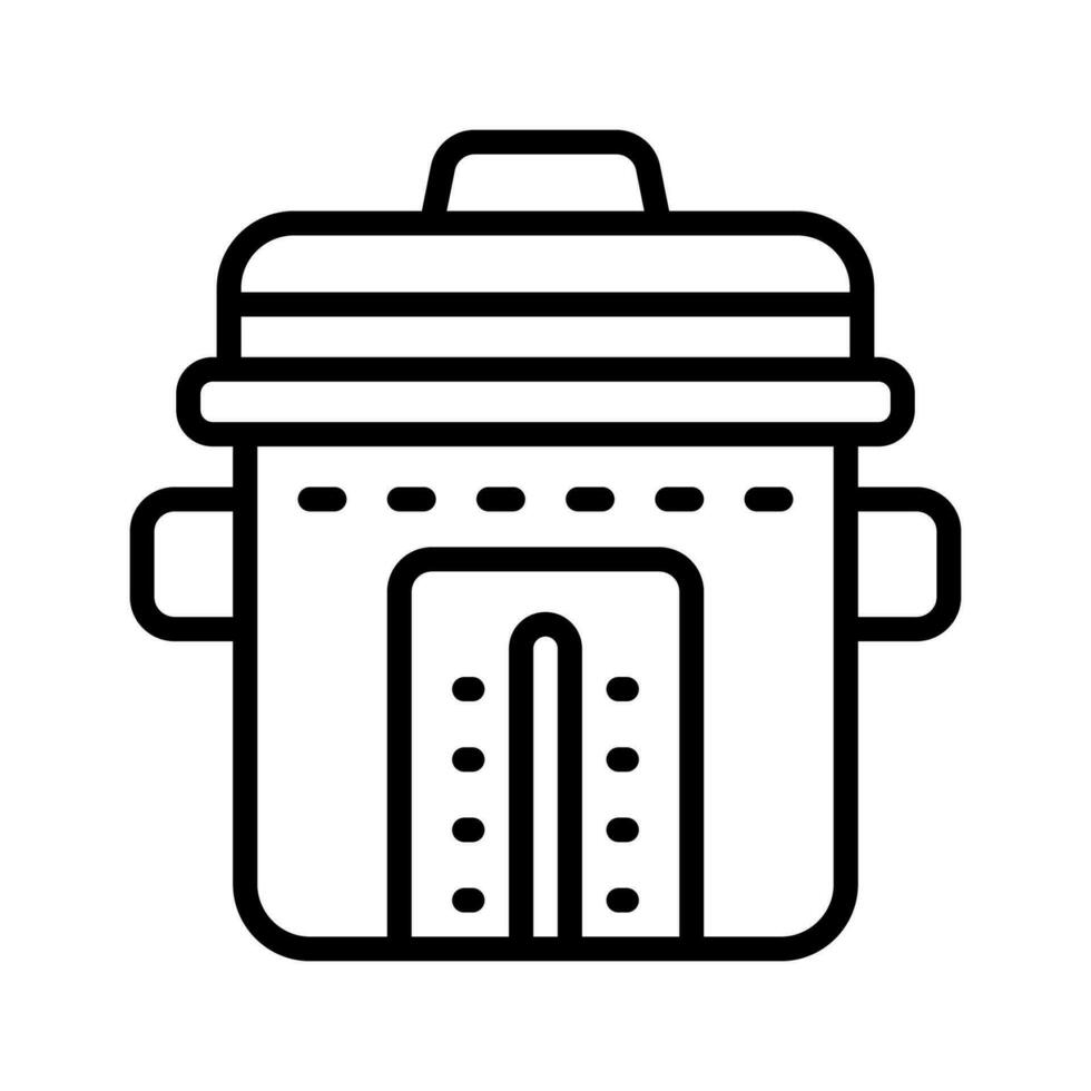 rice cooker icon for your website, mobile, presentation, and logo design. vector
