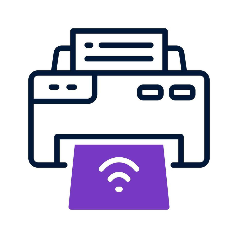 printer icon for your website, mobile, presentation, and logo design. vector