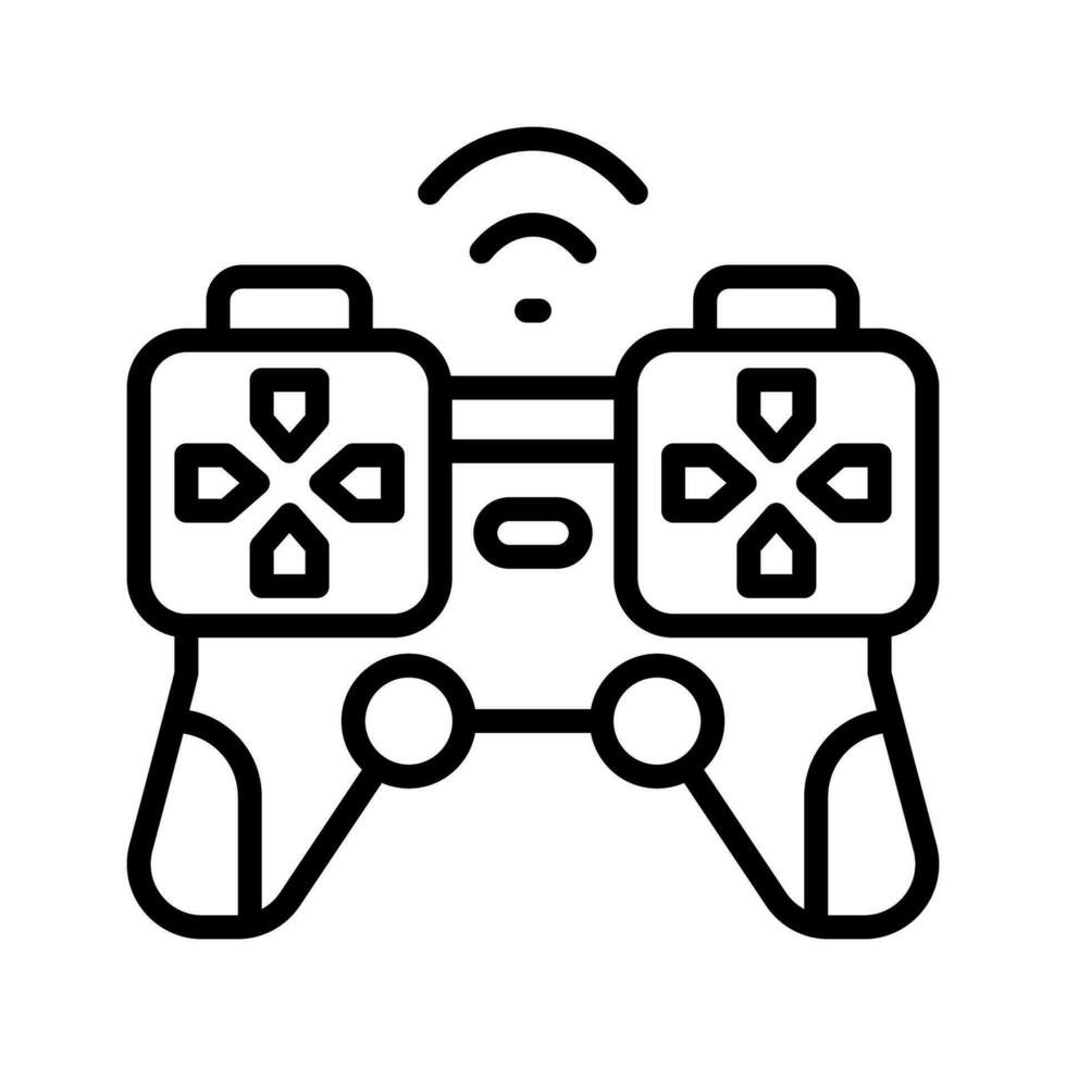 icono de gamepad para su sitio web, móvil, presentación y diseño de logotipo. vector
