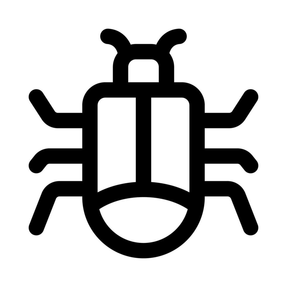 bug icon for your website, mobile, presentation, and logo design. vector