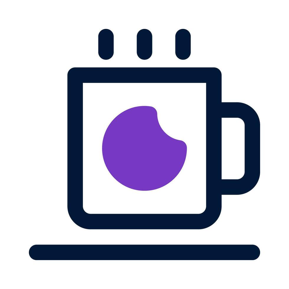 taza icono para tu sitio web, móvil, presentación, y logo diseño. vector