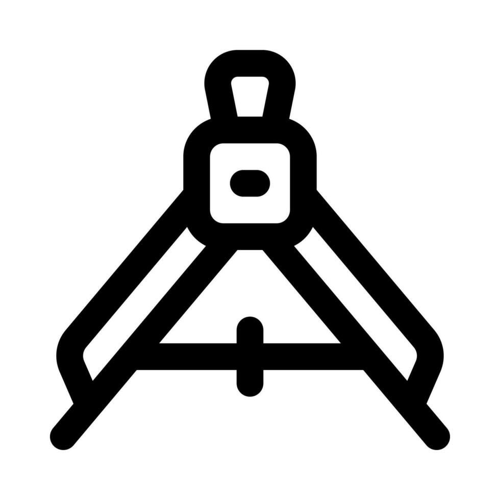 drawing compass icon for your website, mobile, presentation, and logo design. vector