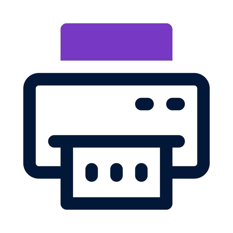 printer icon for your website, mobile, presentation, and logo design. vector