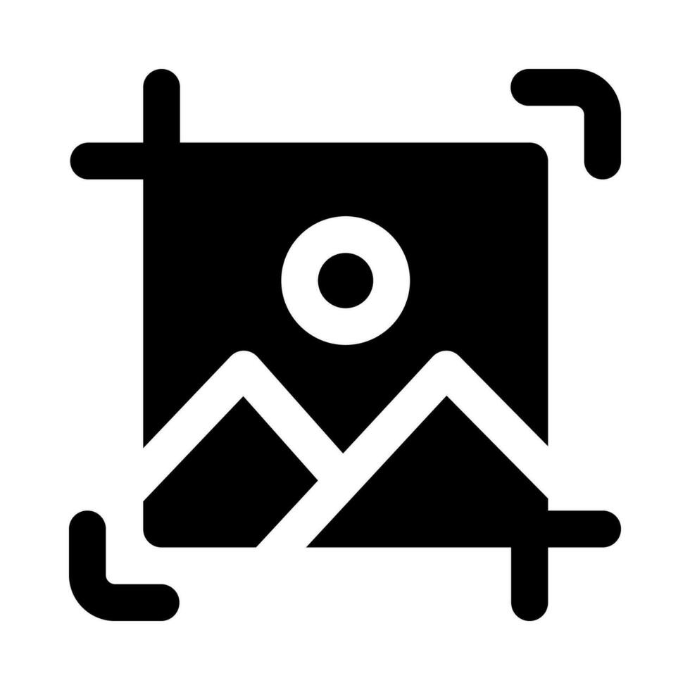 crop image icon for your website, mobile, presentation, and logo design. vector