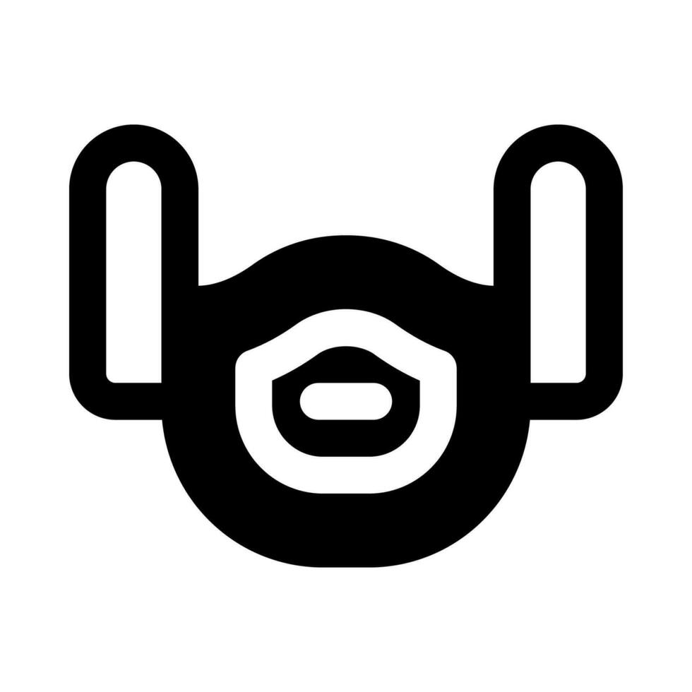 cara máscara icono para tu sitio web, móvil, presentación, y logo diseño. vector
