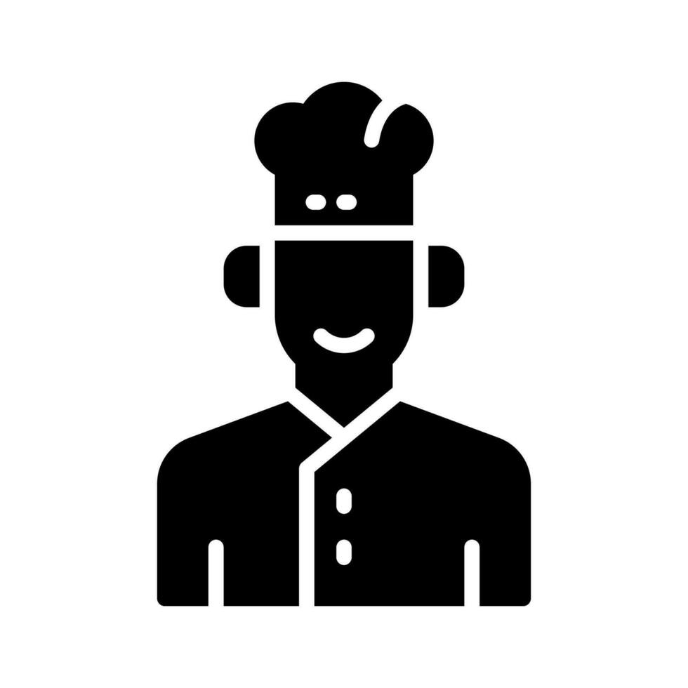 chef icon for your website, mobile, presentation, and logo design. vector