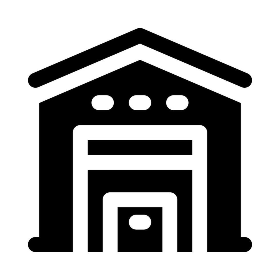 warehouse icon for your website, mobile, presentation, and logo design. vector