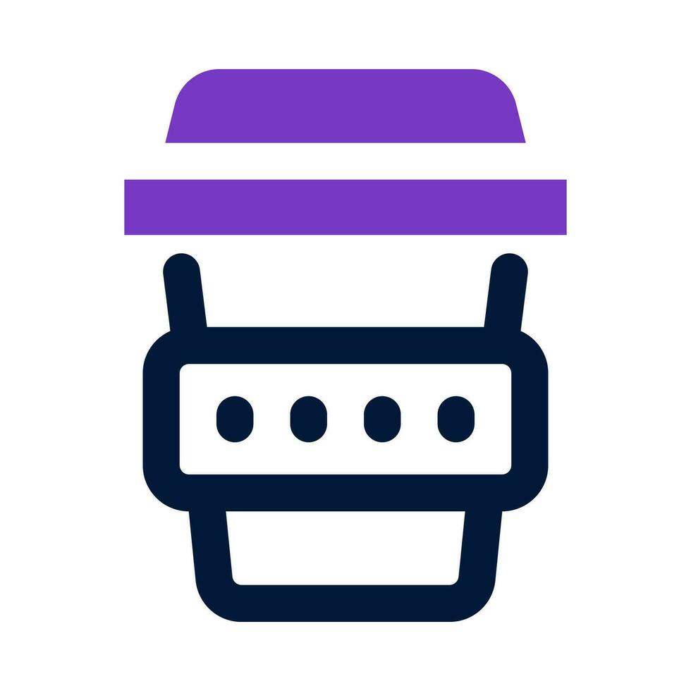 paper cup icon for your website, mobile, presentation, and logo design. vector