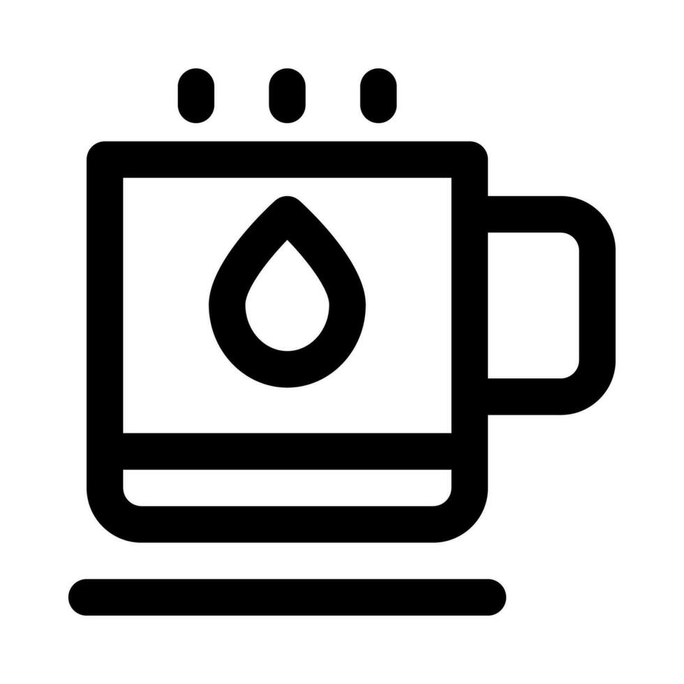 icono de taza para su sitio web, móvil, presentación y diseño de logotipo. vector