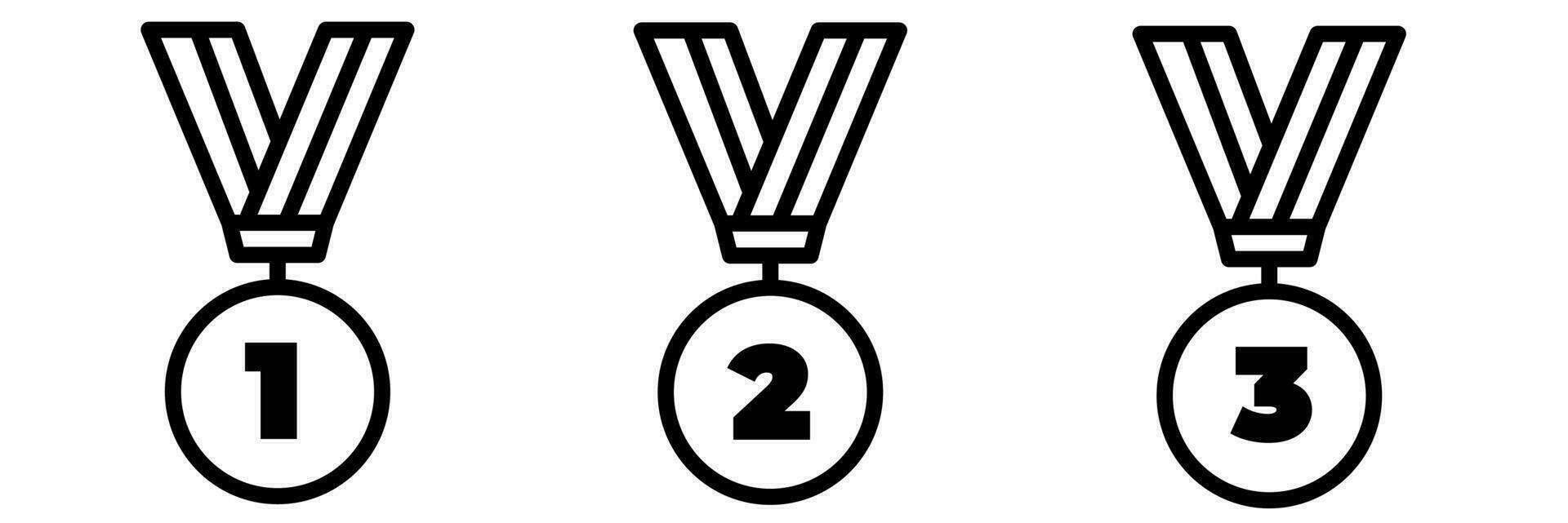 Medal icon vector illustration. Stock vector illustrationicon.