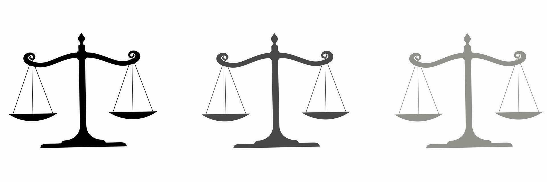 Scales of justice icon vector illustration. Stock vector illustrationicon.