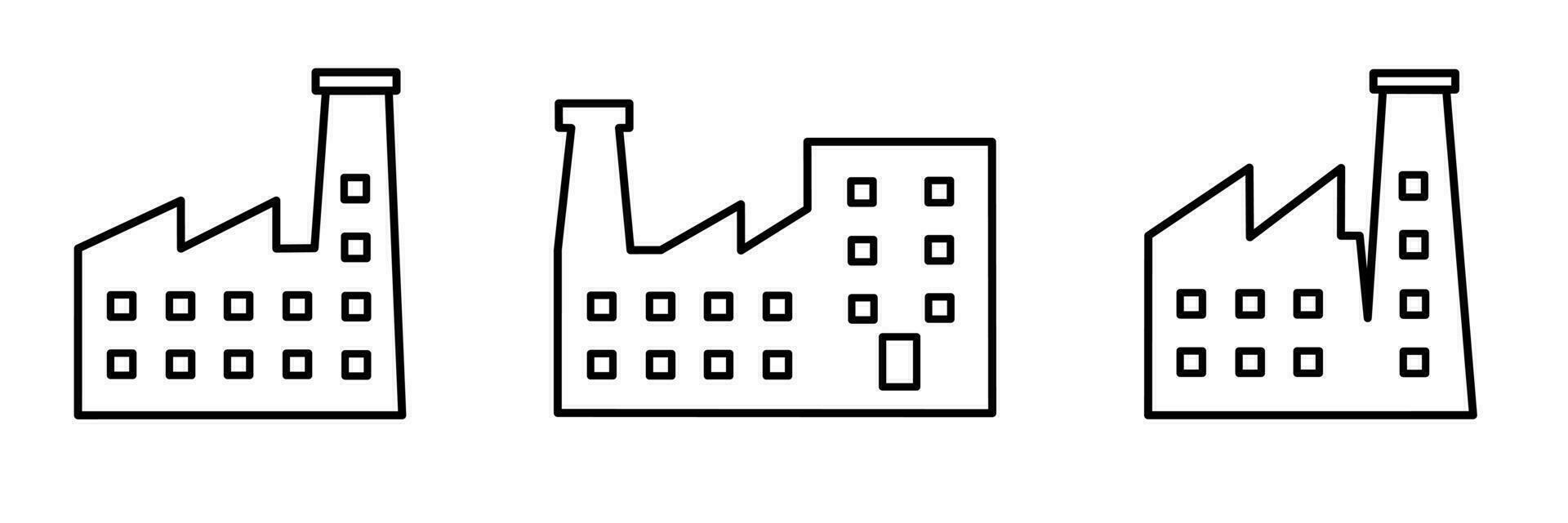 Factory icon vector illustration. Stock vector illustration.