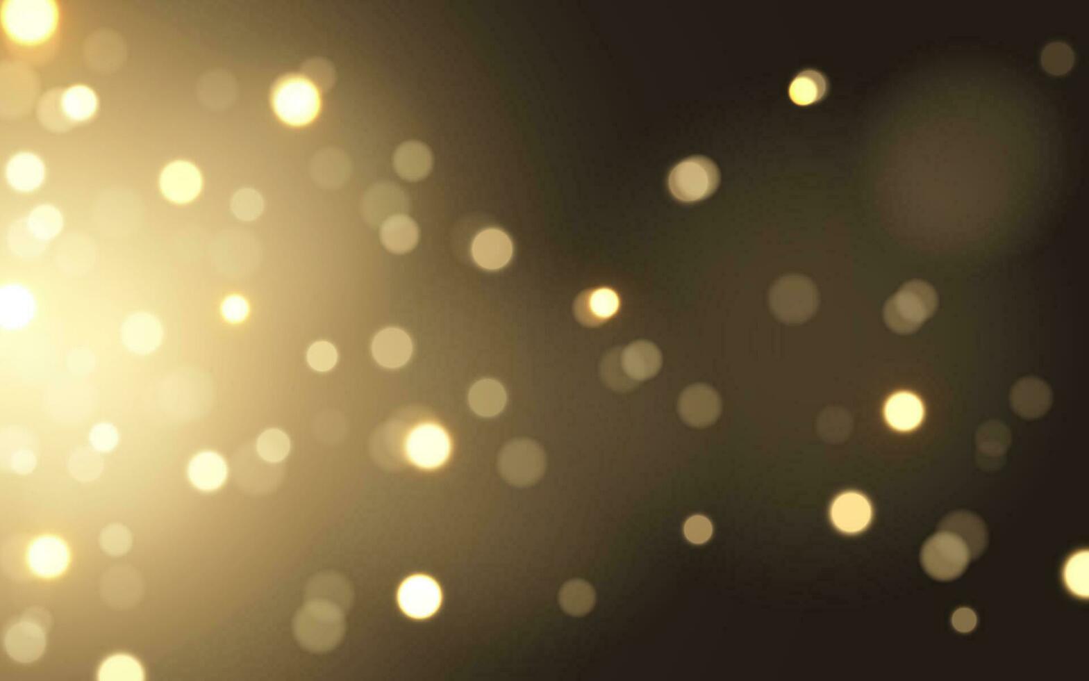 Golden luxury bokeh soft light abstract backgrounds, Vector eps 10 illustration bokeh particles, Backgrounds decoration