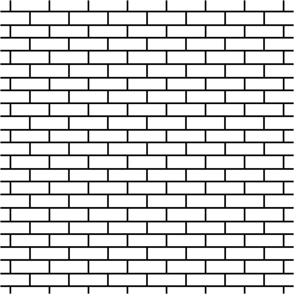 white brick wall vector