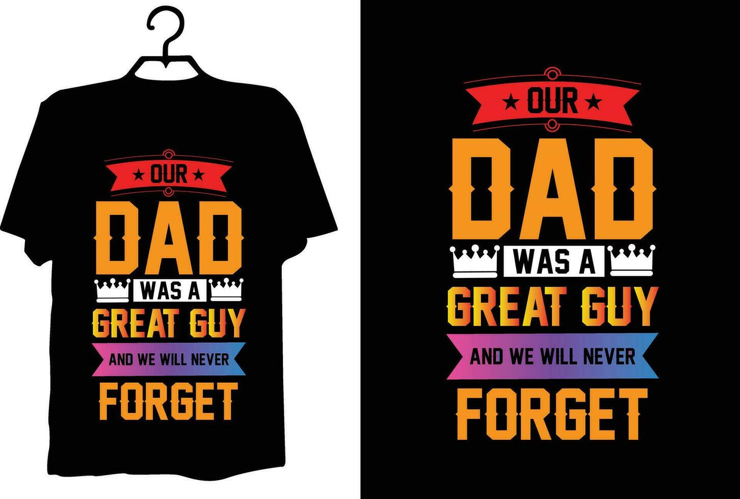 Dad t shirt design vector