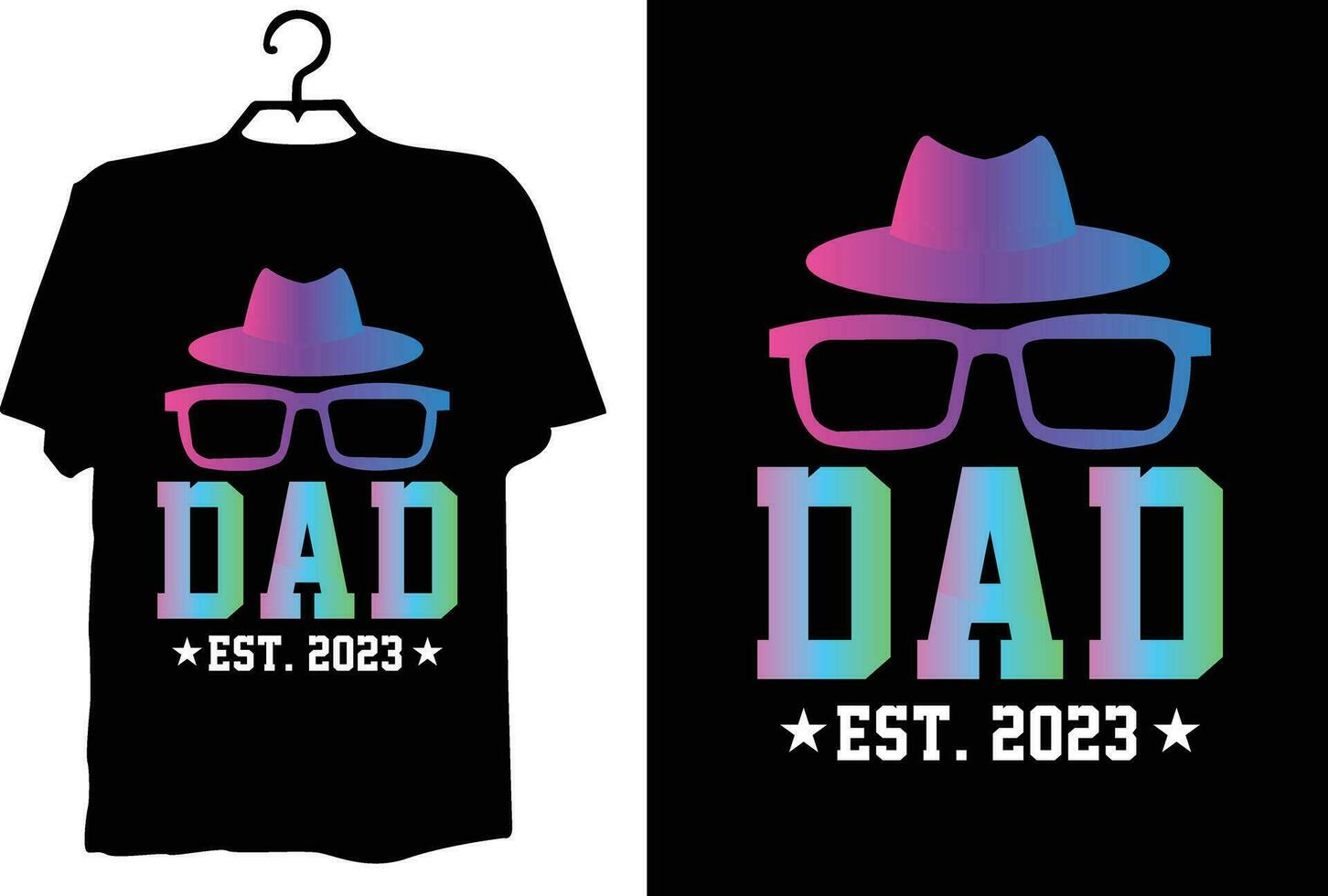 Dad t shirt design vector