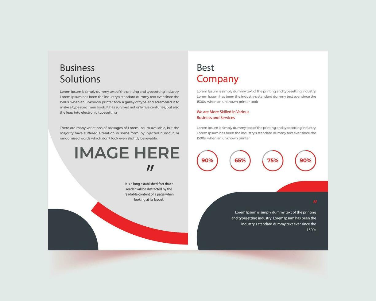 Brochure template layout, minimal business profile template layout, report, booklet business proposal, corporate brochure, design, minimal template layout design, annual vector