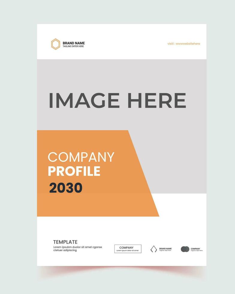corporate company profile brochure, annual report, booklet, business proposal layout concept design, book cover, vector design, banner, webinar banner design