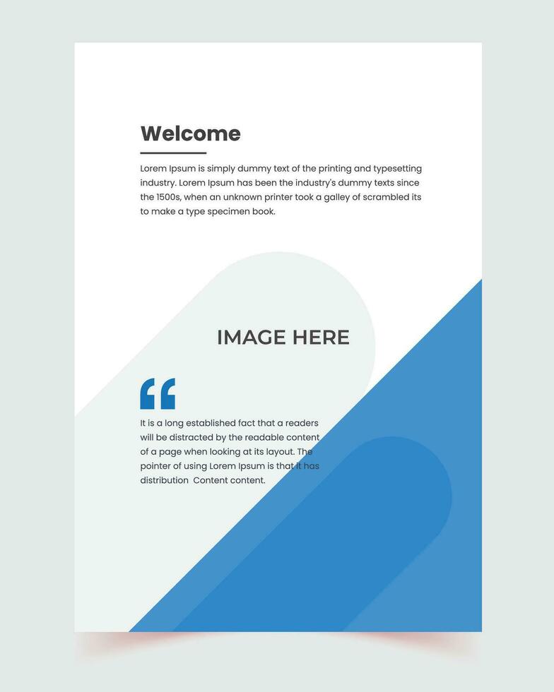 Brochure template layout design, annual report, minimal template layout design, template book cover, multipage blue brochure, blue minimal business profile template layout, brochure vector