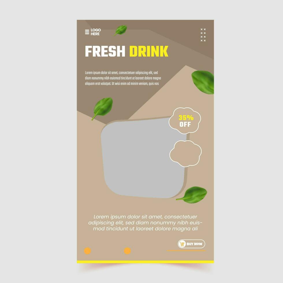 Lemon drink can with crystal ice cubes, ice lemon tea beverage, vector product ad background, Fresh lemon soda drink, citrus fruit juice can in ice cubes splash