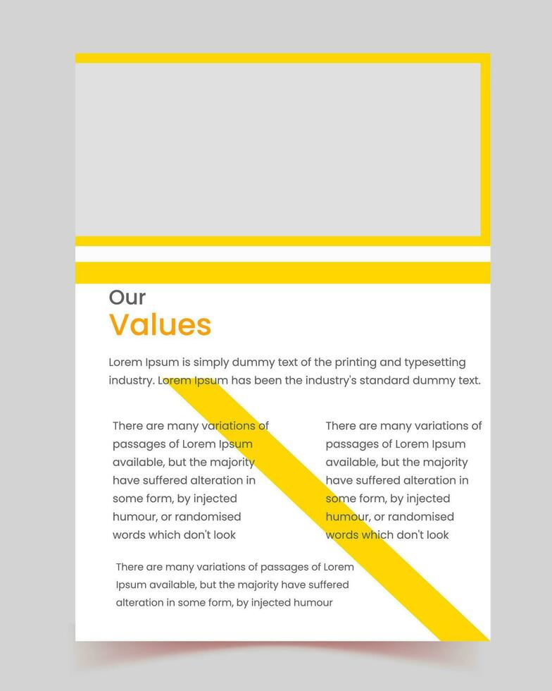 flyer set, design templates, company profile, business book, magazine, presentation, portfolio, corporate, poster, annual report, Set of yellow brochure vector