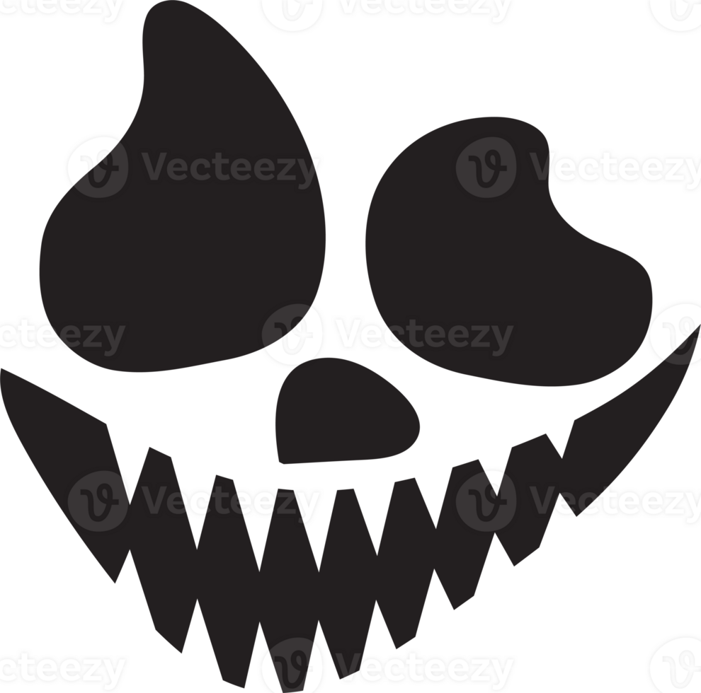 The jack o lantern face for halloween content png