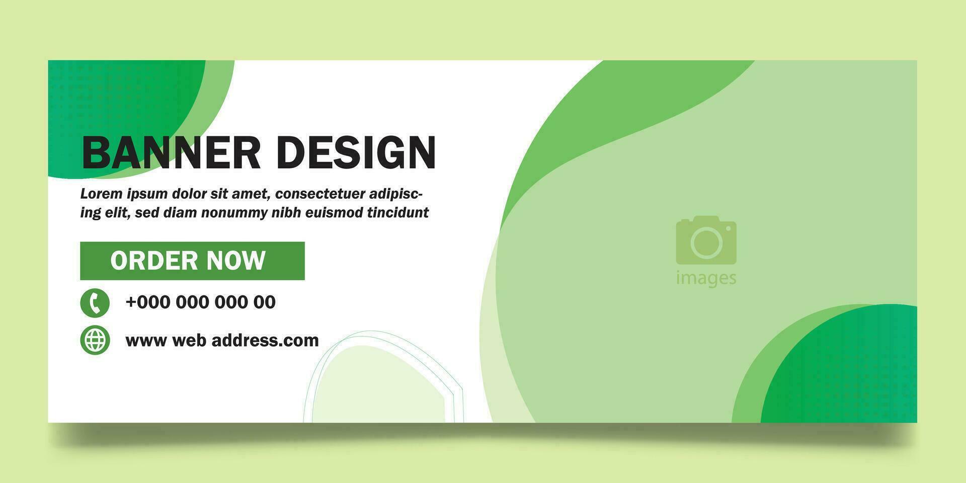 Web banner design vector