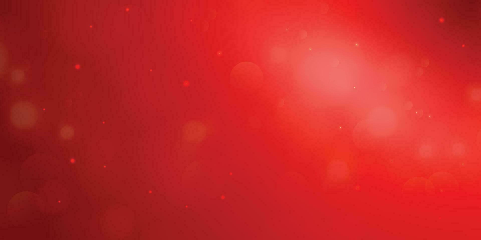 Gradient Red Background With Bokeh Effect vector