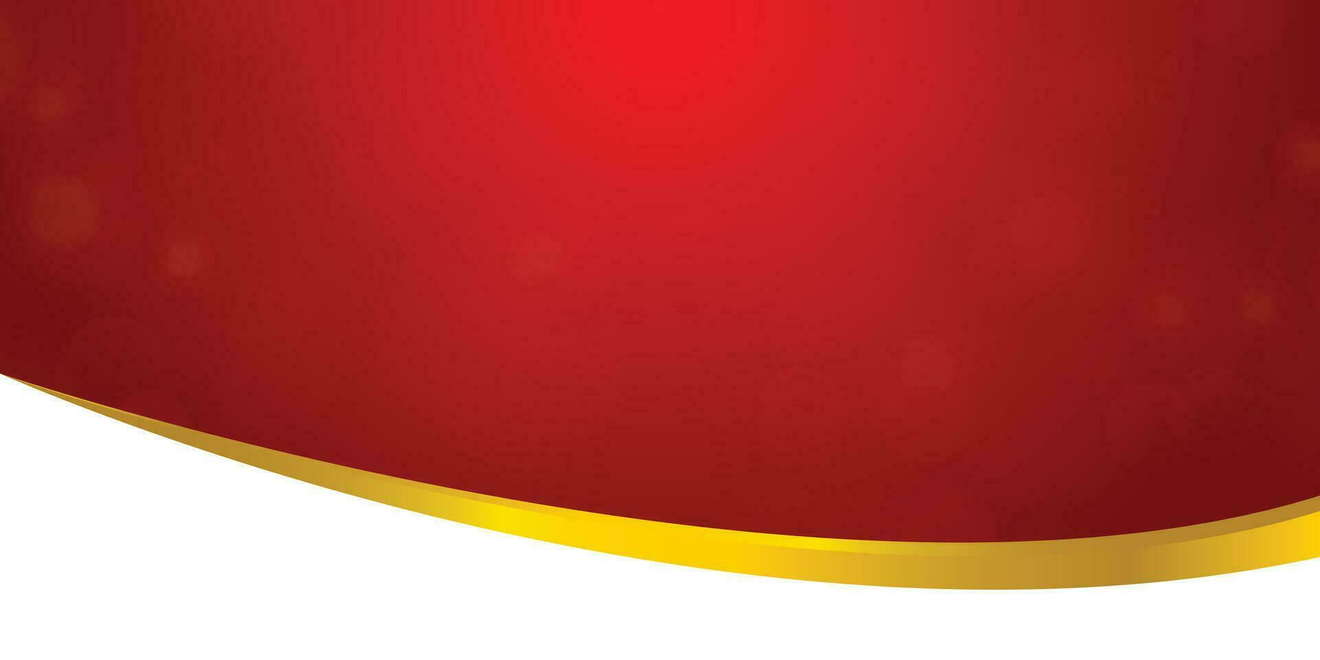 Red Background With Bokeh Effect vector
