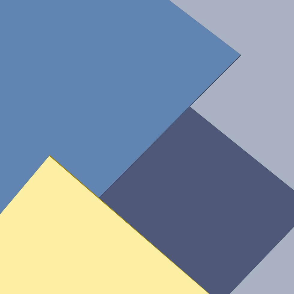 Blue, yellow,grey,color for background. Abstract Minimal geometric colored  background. vector