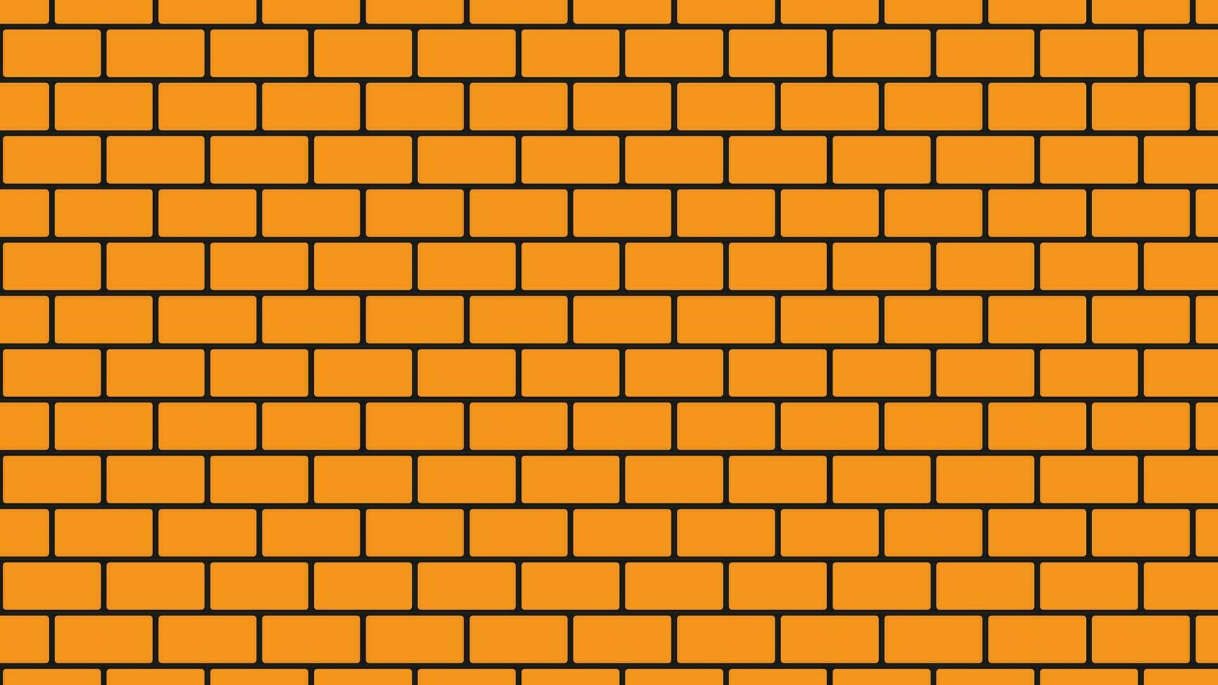 orange brick texture vector