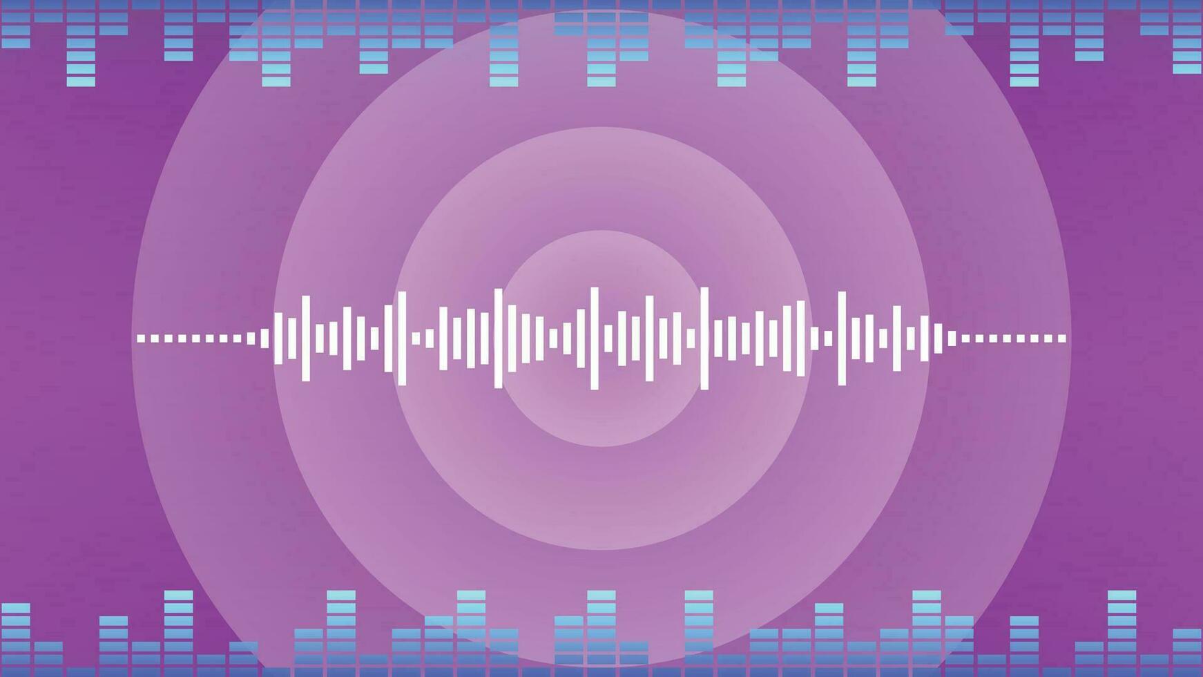 background design of a music wave dj vector