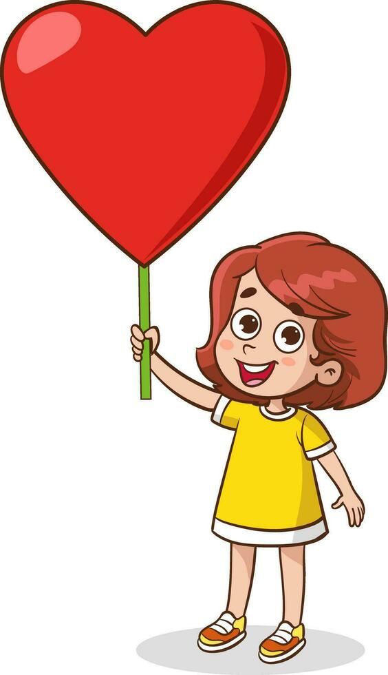 little Funny Children Holding Blank Placard vector
