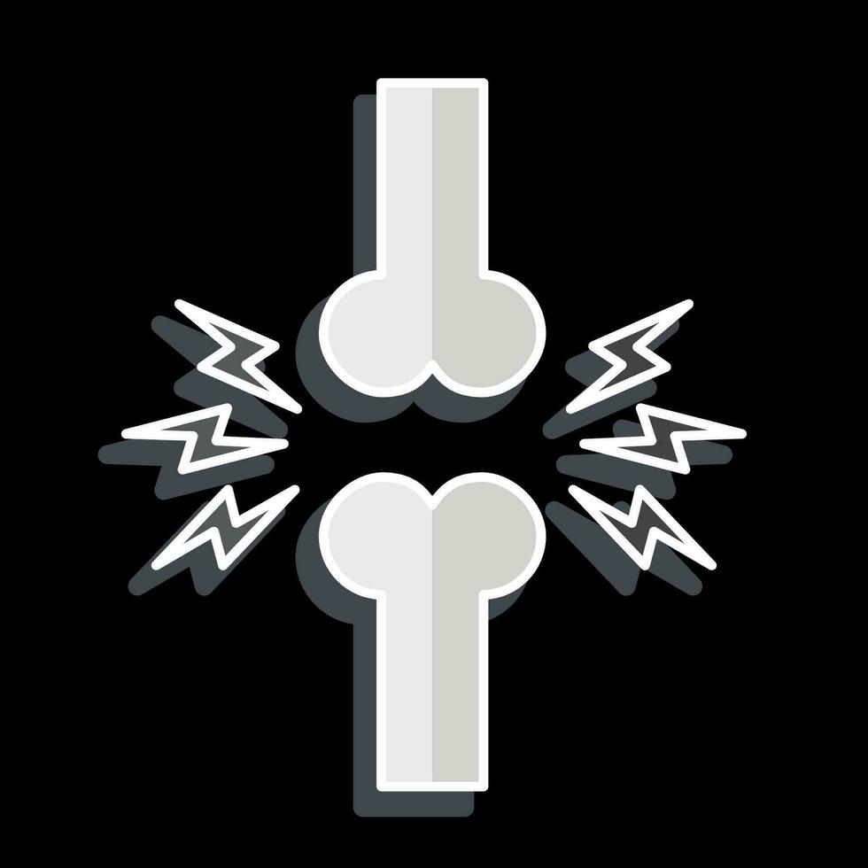 Icon Joint. related to Orthopedic symbol. glossy style. simple design editable. simple illustration vector