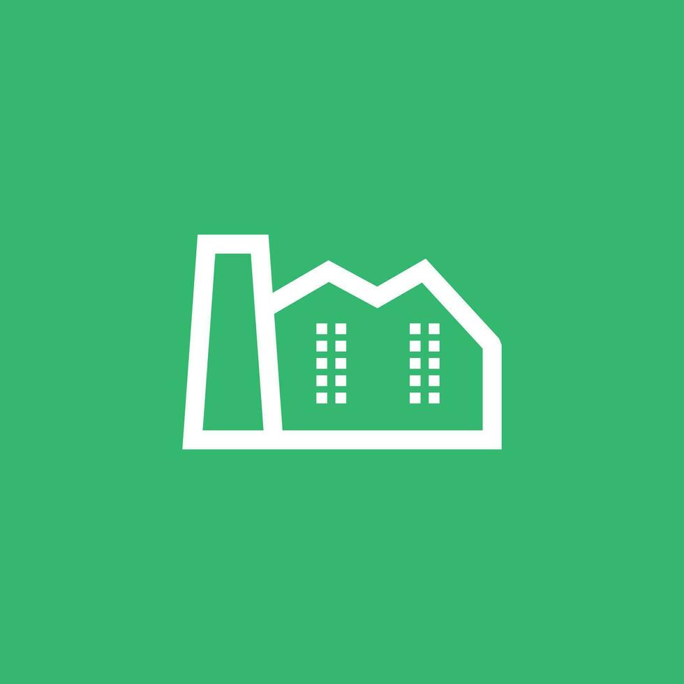 Industrial building logo design with modern creative concept idea vector