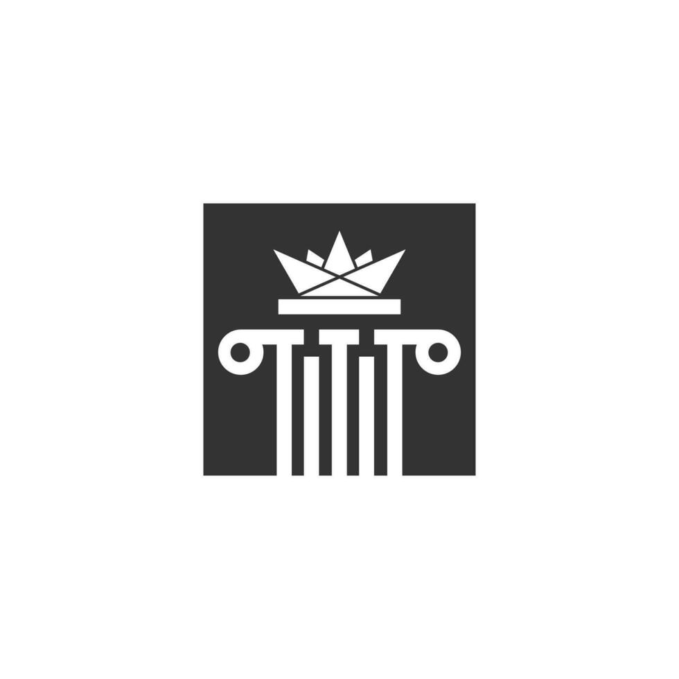 Law firm logo vector design with creative unique idea