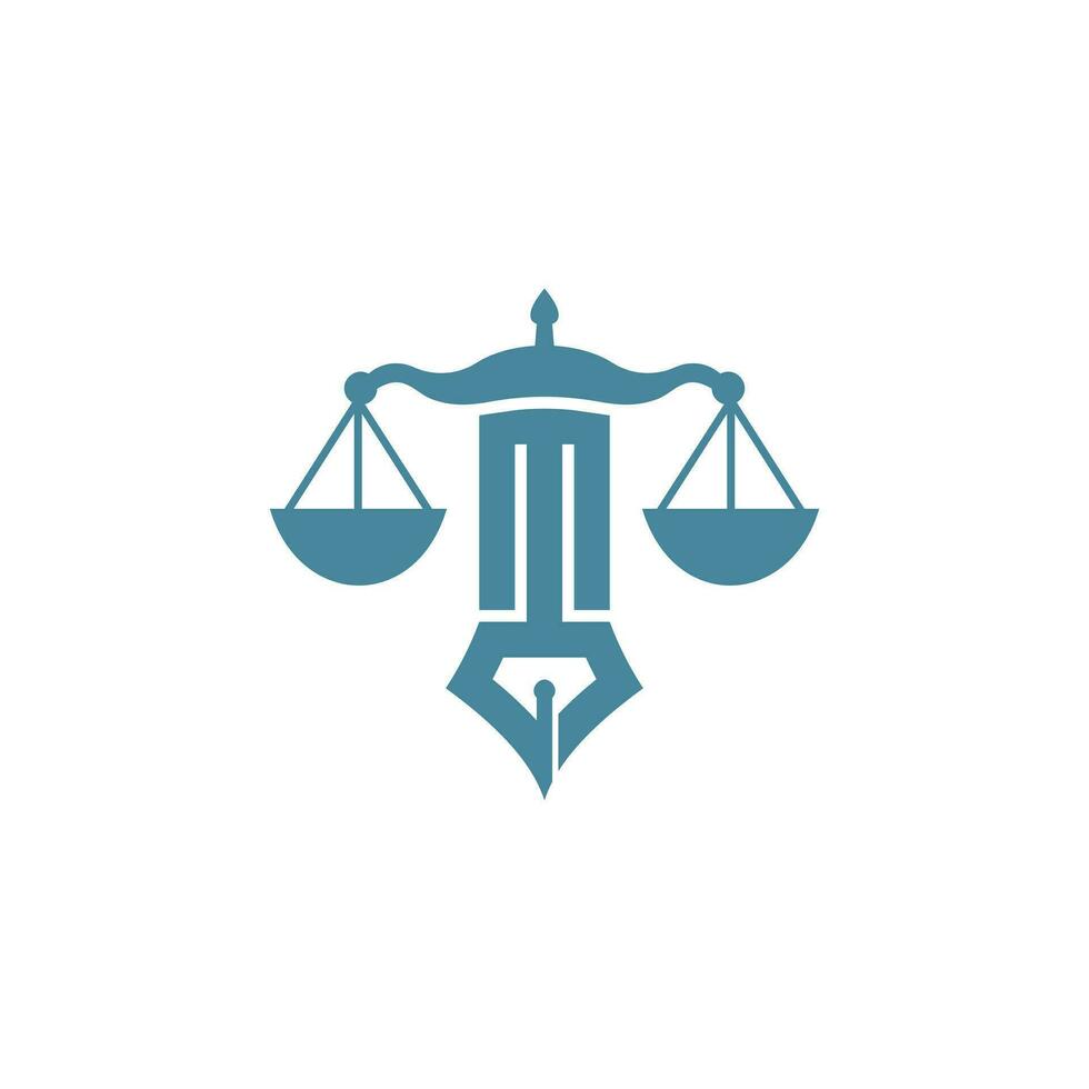 Justice logo vector design with creative modern unique idea  for business