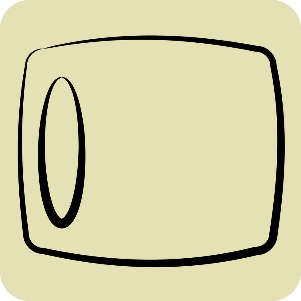 Icon Pillow. related to Orthopedic symbol. hand drawn style. simple design editable. simple illustration vector